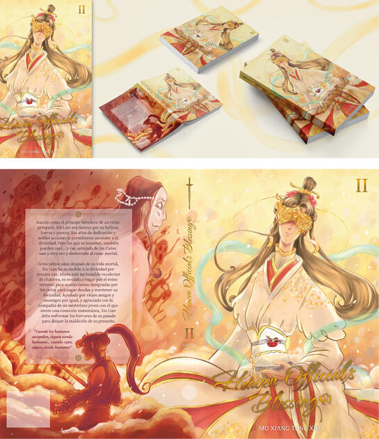 Proyecto de portada para el libro 2 &quot;Official Heaven Blessing&quot;